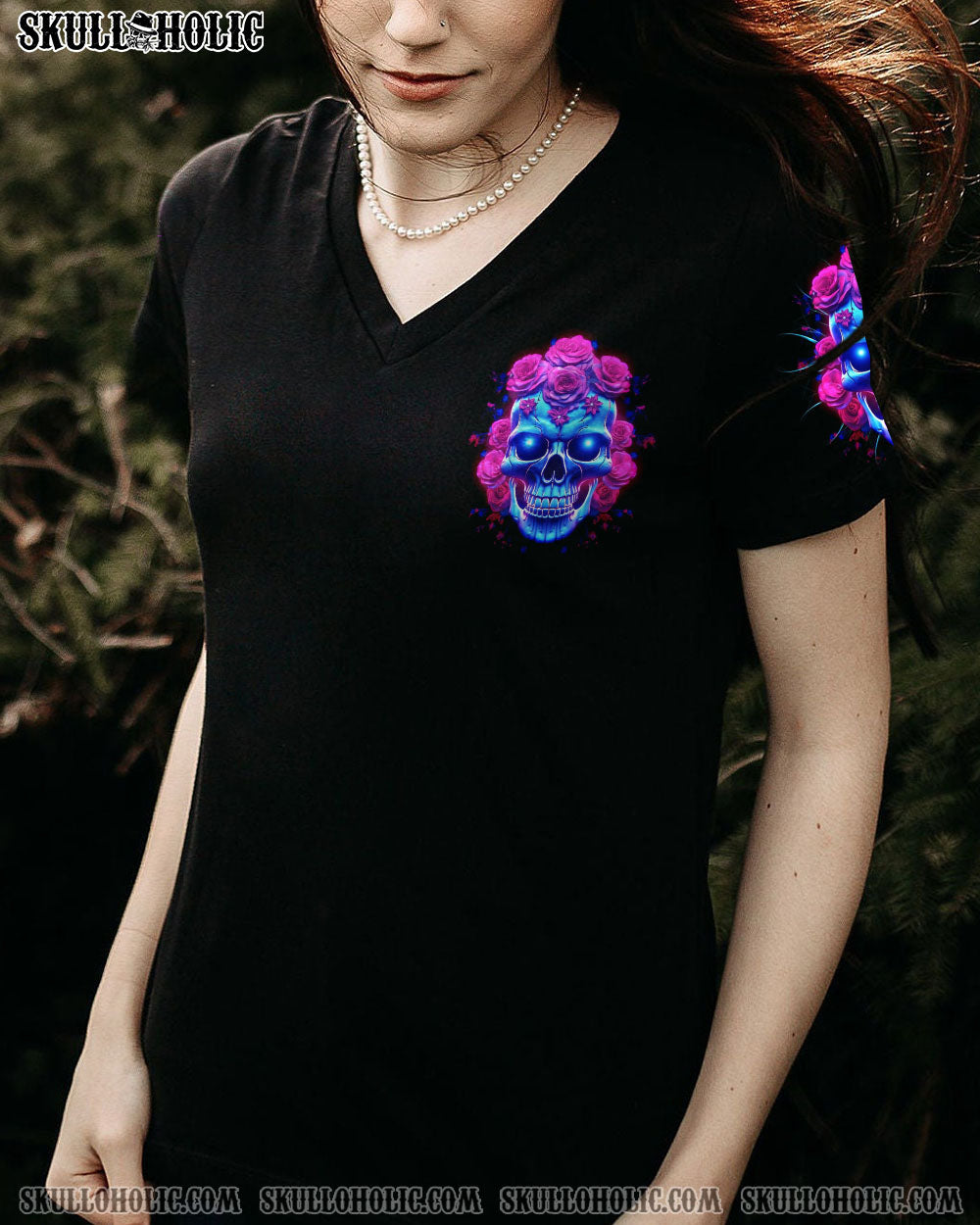 I’M BLUNT BECAUSE GOD ROLLED ME ROSE SKULL ALL OVER PRINT – TLNZ0507233