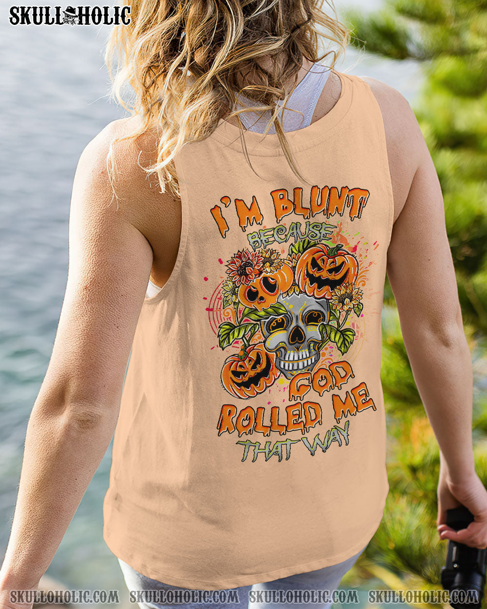 I’M BLUNT BECAUSE GOD ROLLED ME SKULL HALLOWEEN ALL OVER PRINT – TLNZ1108231