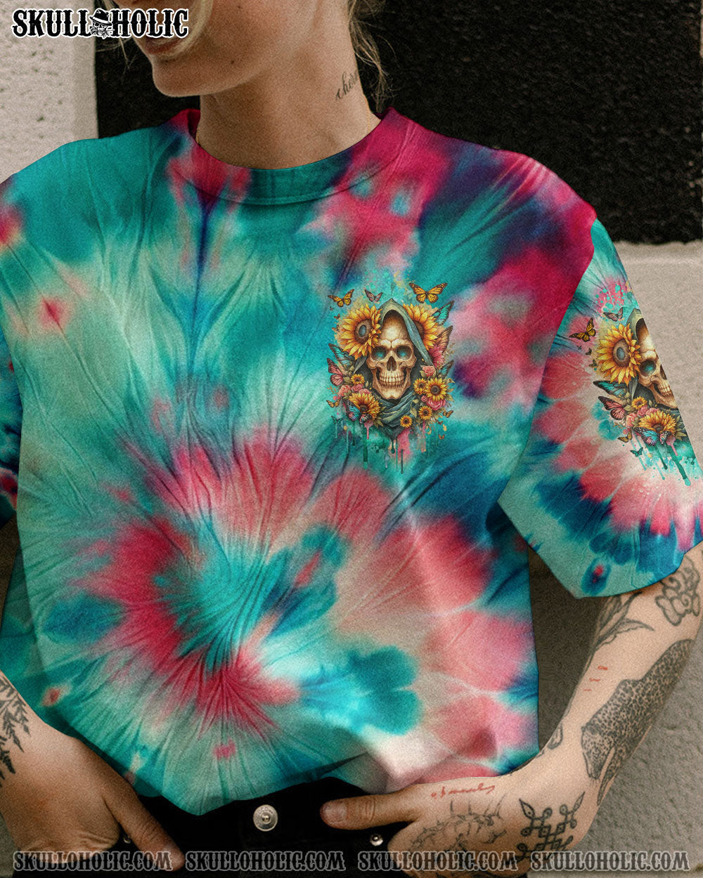 I’M BLUNT BECAUSE GOD ROLLED ME TIE DYE ALL OVER PRINT – TLNO2501242