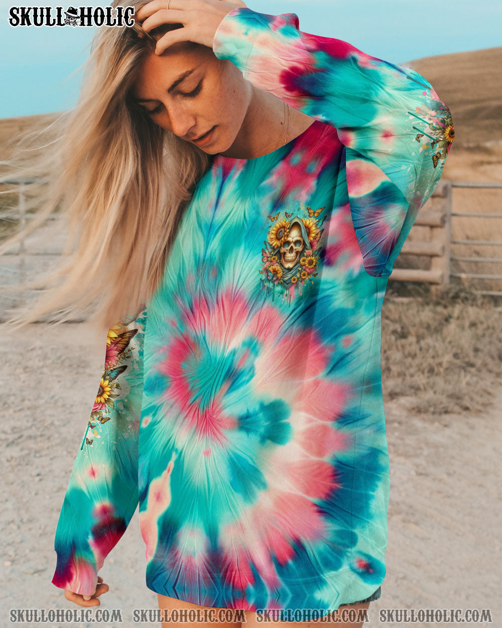 I’M BLUNT BECAUSE GOD ROLLED ME TIE DYE ALL OVER PRINT – TLNO2501242