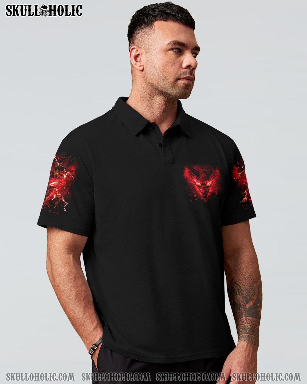 I’M NEVER ALONE DEMON SKULL ALL OVER PRINT – TLNZ0204244