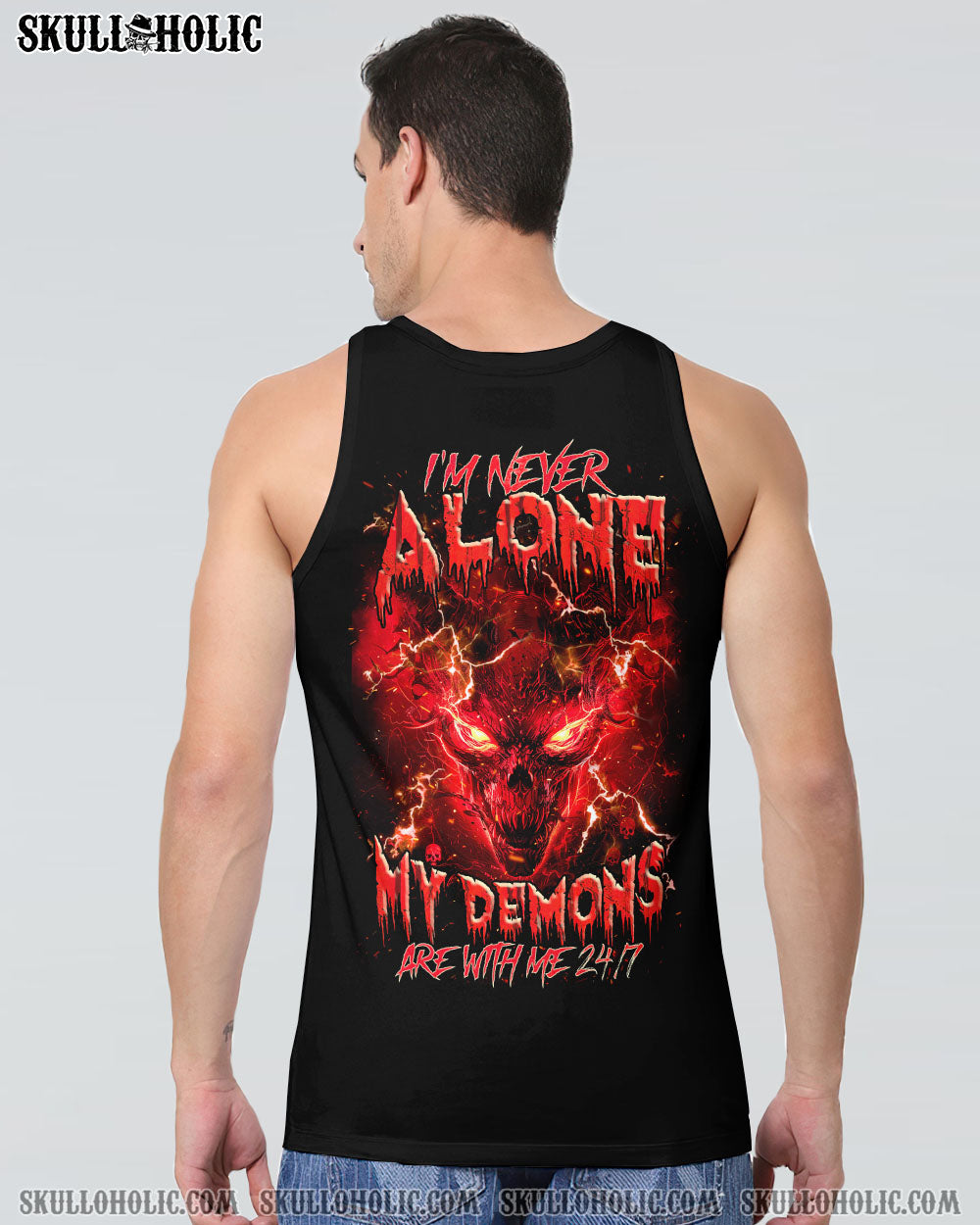 I’M NEVER ALONE DEMON SKULL ALL OVER PRINT – TLNZ0204244