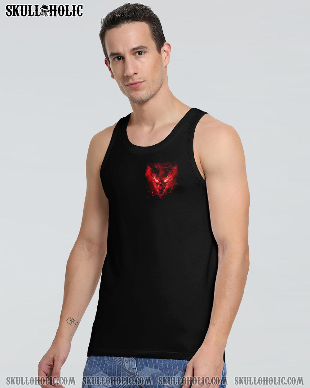 I’M NEVER ALONE DEMON SKULL ALL OVER PRINT – TLNZ0204244