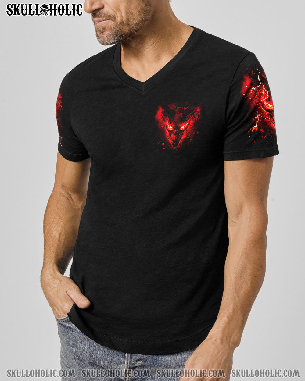 I’M NEVER ALONE DEMON SKULL ALL OVER PRINT – TLNZ0204244