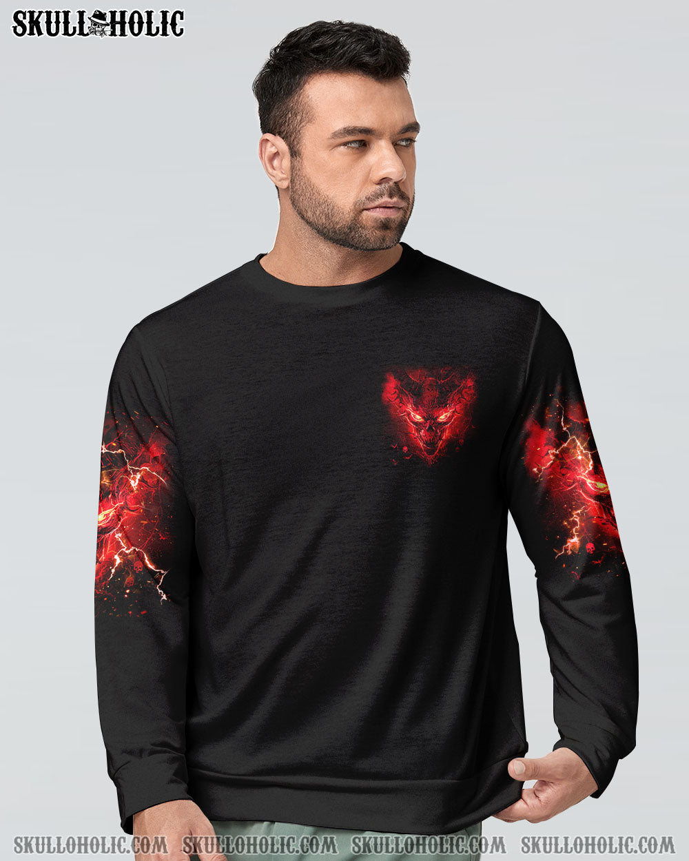 I’M NEVER ALONE DEMON SKULL ALL OVER PRINT – TLNZ0204244