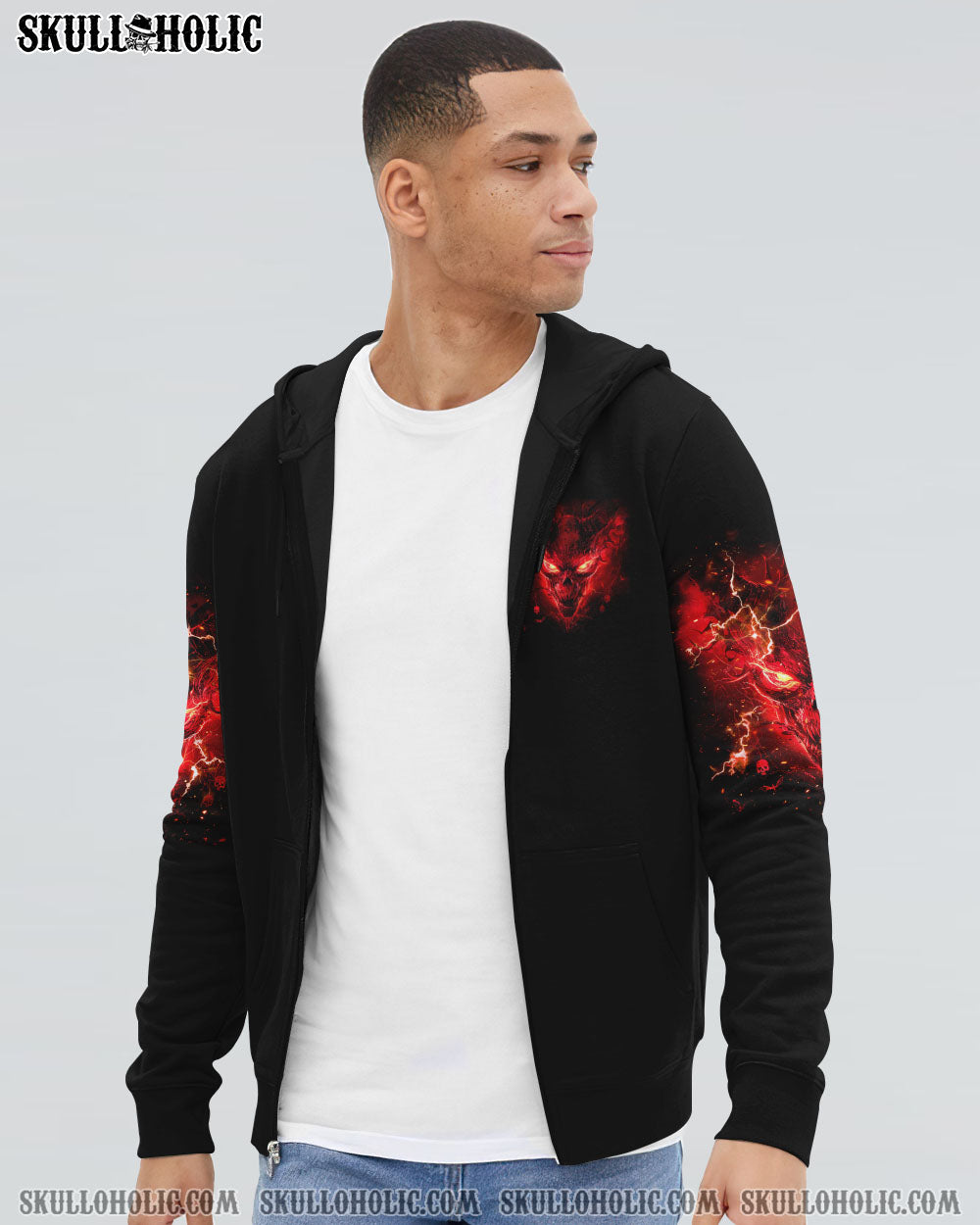 I’M NEVER ALONE DEMON SKULL ALL OVER PRINT – TLNZ0204244