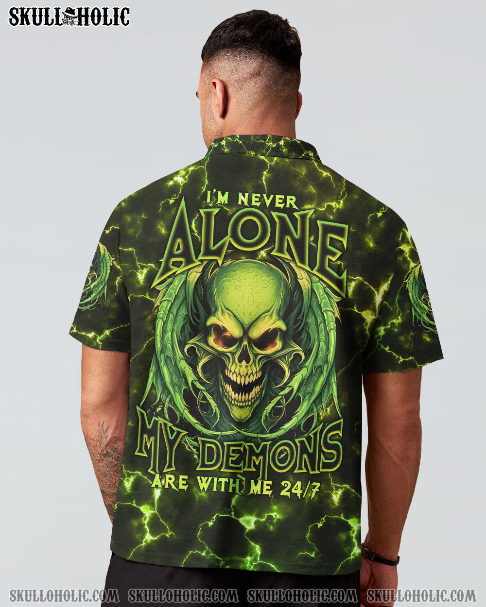 I’M NEVER ALONE MAD SKULL WINGS ALL OVER PRINT – TLNO1406233