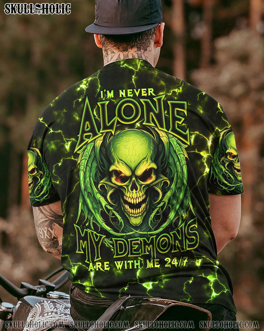 I’M NEVER ALONE MAD SKULL WINGS ALL OVER PRINT – TLNO1406233