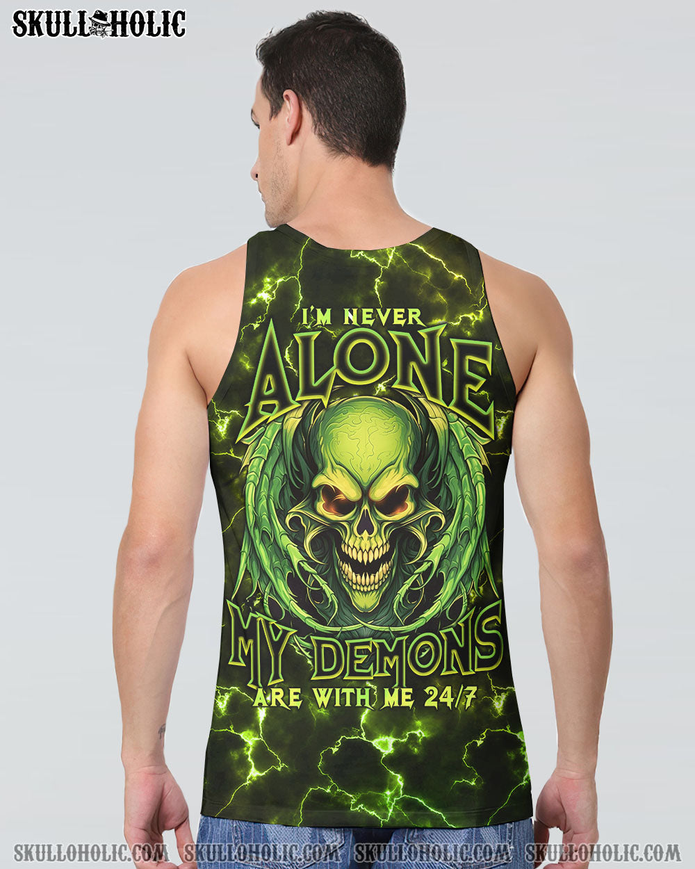 I’M NEVER ALONE MAD SKULL WINGS ALL OVER PRINT – TLNO1406233