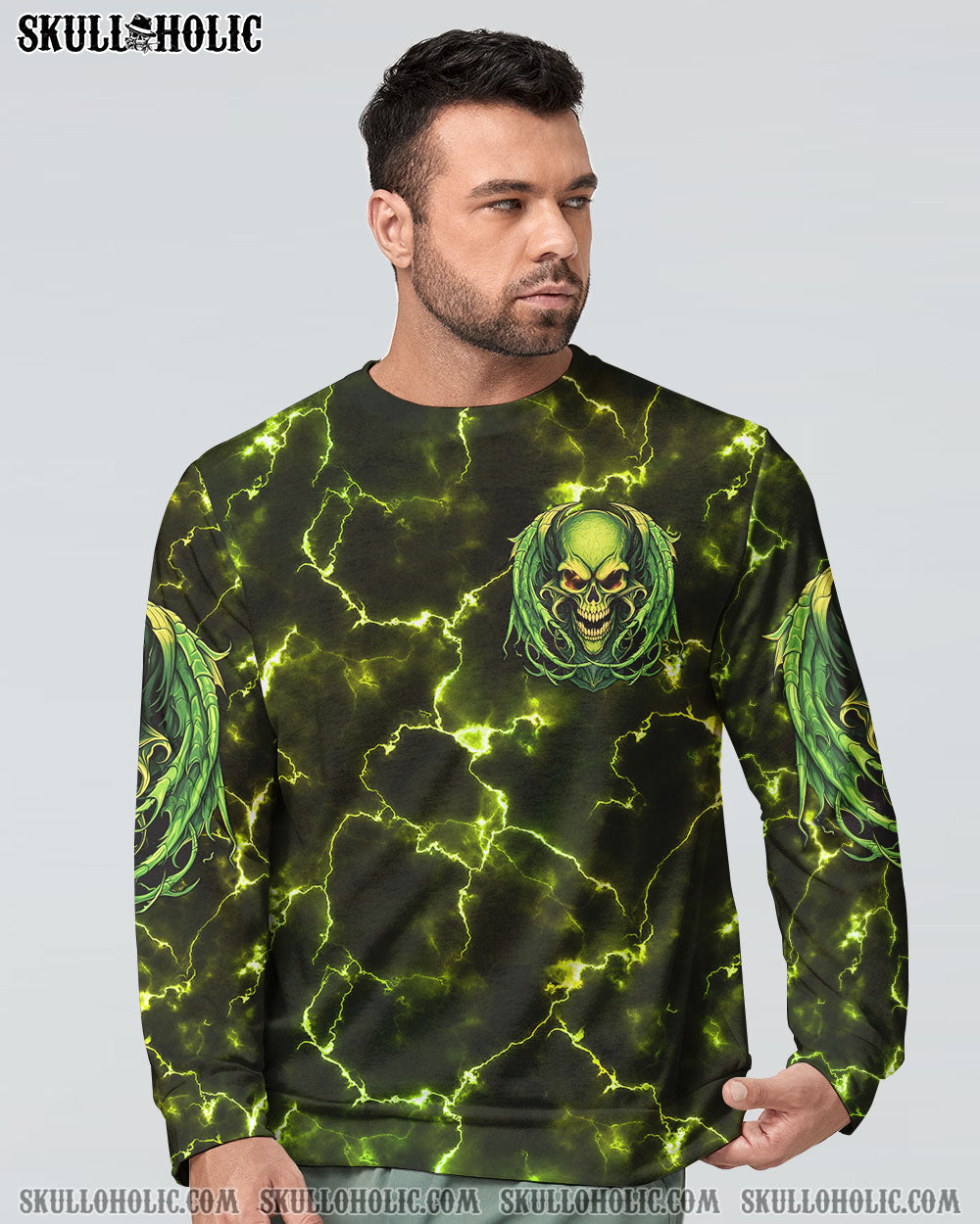 I’M NEVER ALONE MAD SKULL WINGS ALL OVER PRINT – TLNO1406233