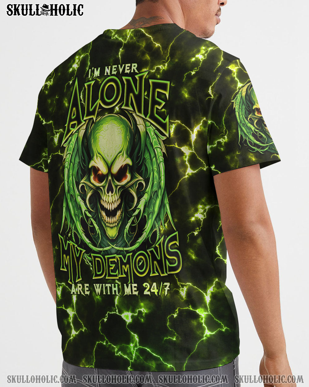 I’M NEVER ALONE MAD SKULL WINGS ALL OVER PRINT – TLNO1406233