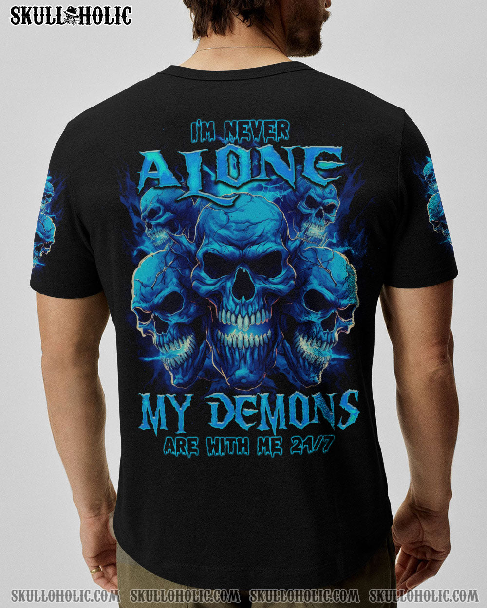 I’M NEVER ALONE MADLY SKULL ALL OVER PRINT – TLNO1206234