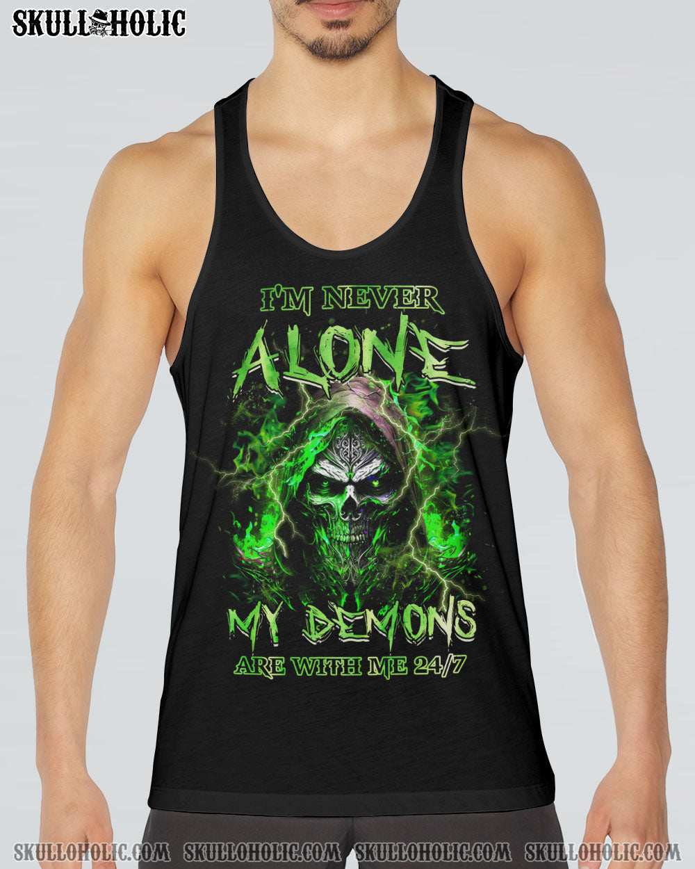 I’M NEVER ALONE MY DEMONS ARE WITH ME 24/7 ALL OVER PRINT – YHHN2802231