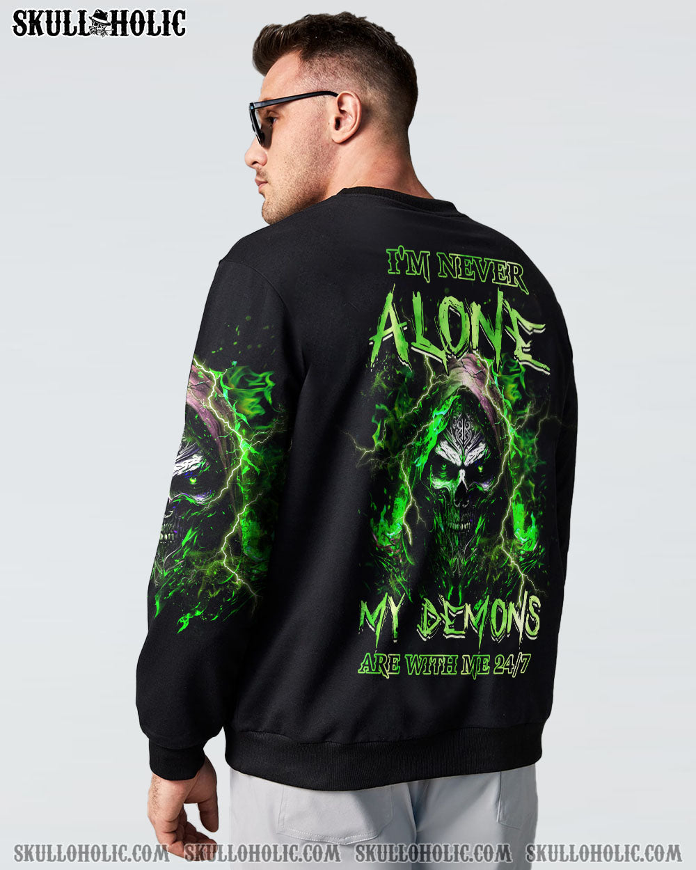 I’M NEVER ALONE MY DEMONS ARE WITH ME 24/7 ALL OVER PRINT – YHHN2802231