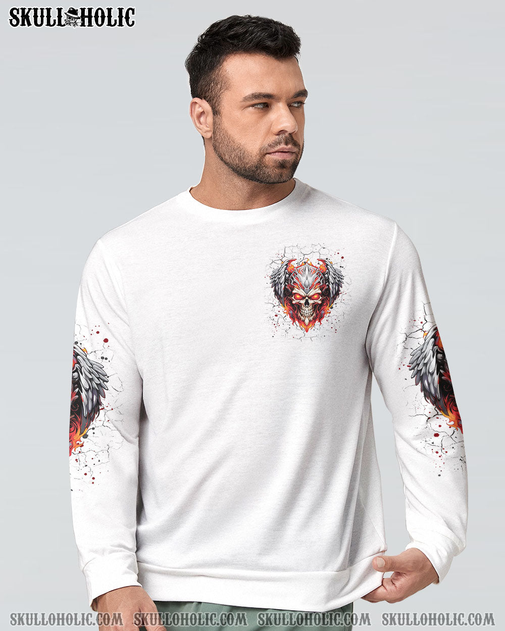 I’M NEVER ALONE SKULL DEMON ALL OVER PRINT – TLPQ2407244