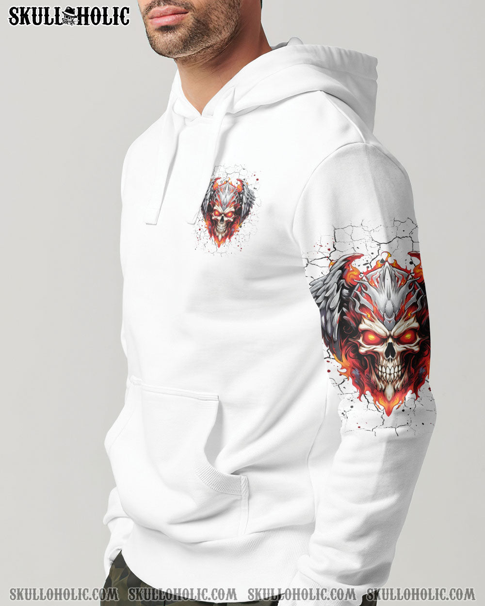 I’M NEVER ALONE SKULL DEMON ALL OVER PRINT – TLPQ2407244