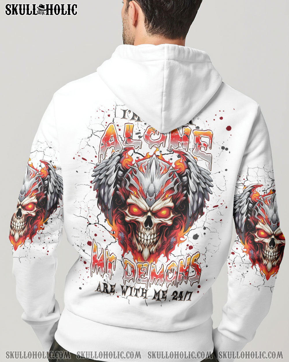 I’M NEVER ALONE SKULL DEMON ALL OVER PRINT – TLPQ2407244