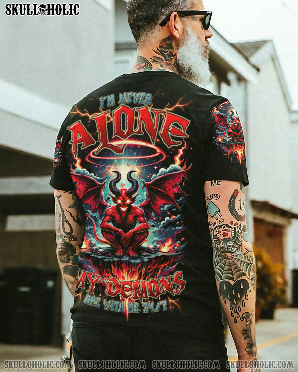 I’M NEVER ALONE SKULL DEMON ALL OVER PRINT – TLTR0107242