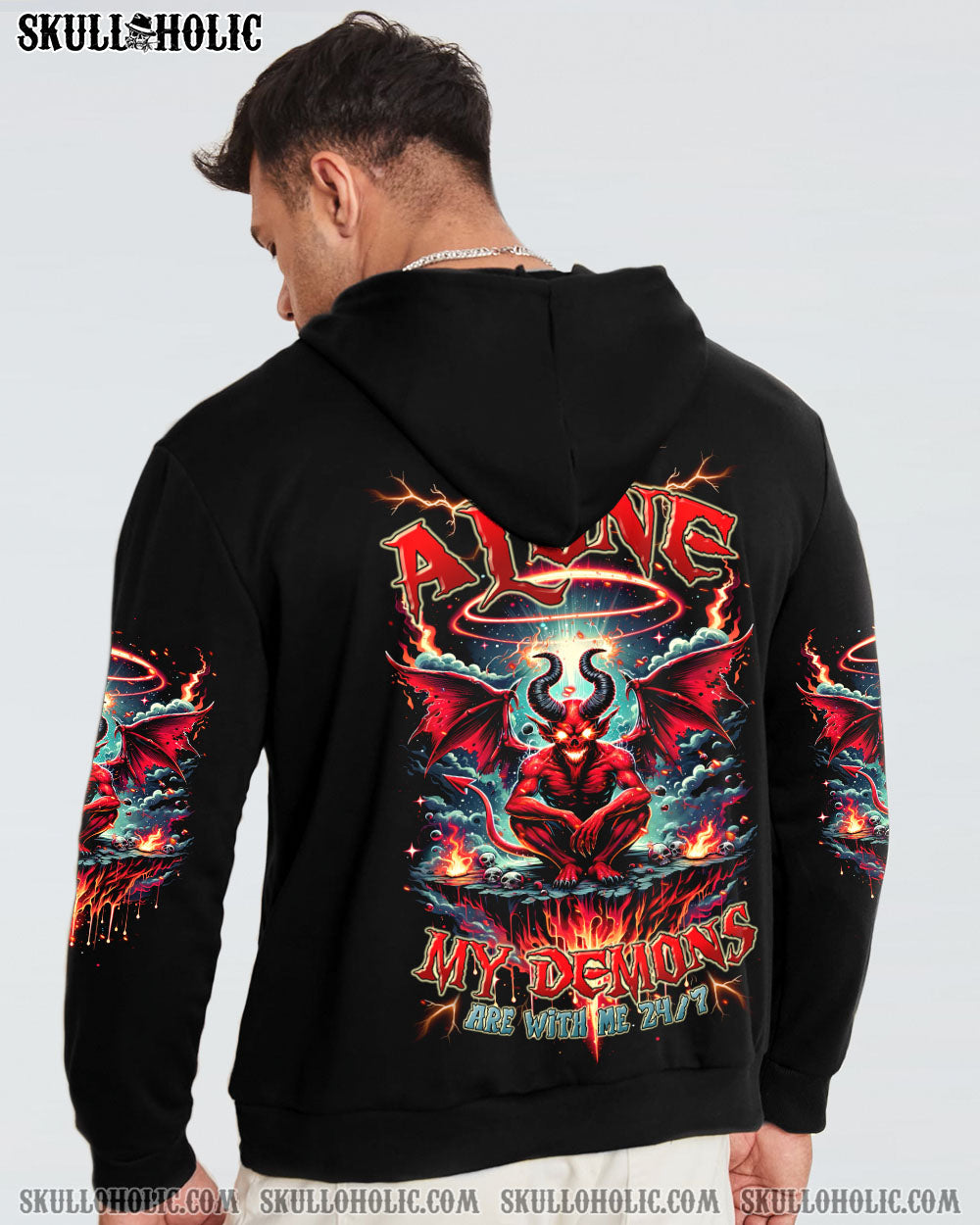 I’M NEVER ALONE SKULL DEMON ALL OVER PRINT – TLTR0107242