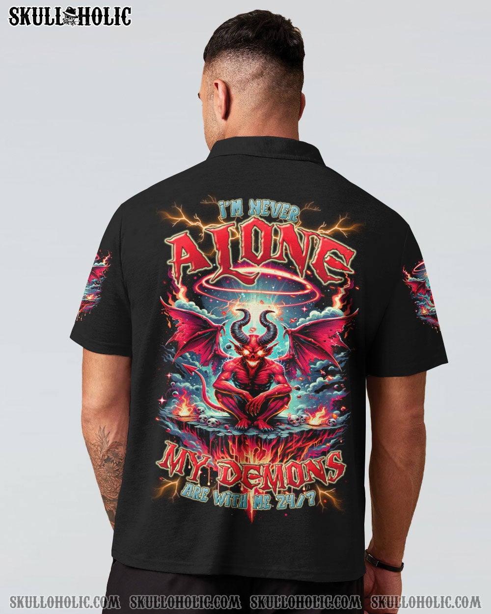 I’M NEVER ALONE SKULL DEMON ALL OVER PRINT – TLTR0107242