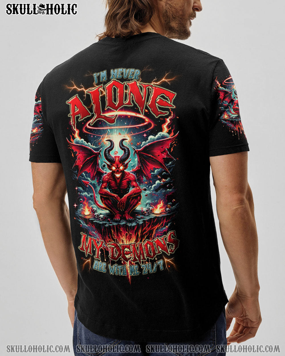 I’M NEVER ALONE SKULL DEMON ALL OVER PRINT – TLTR0107242