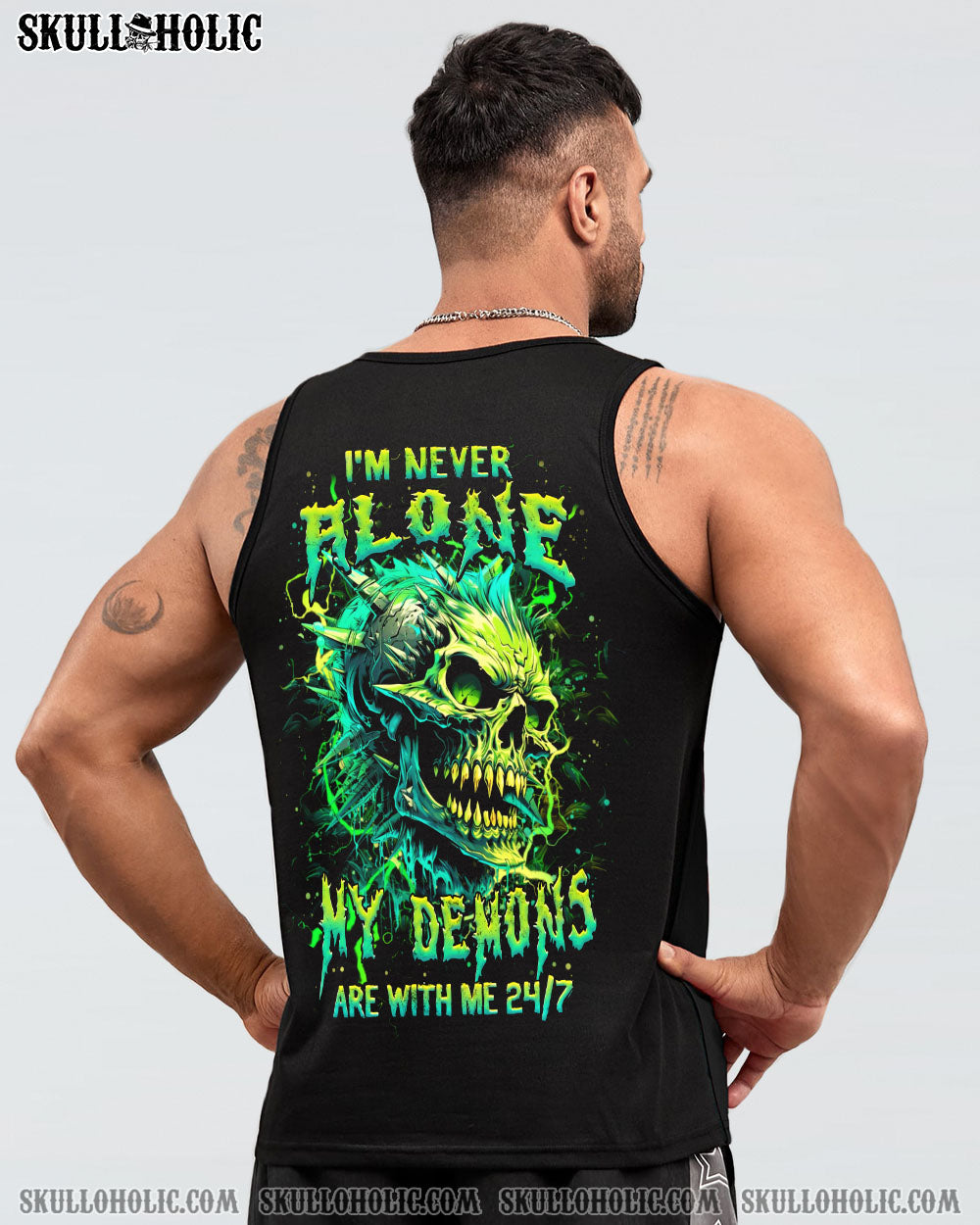 I’M NEVER ALONE SKULL DEMON ALL OVER PRINT – YHHN1204243