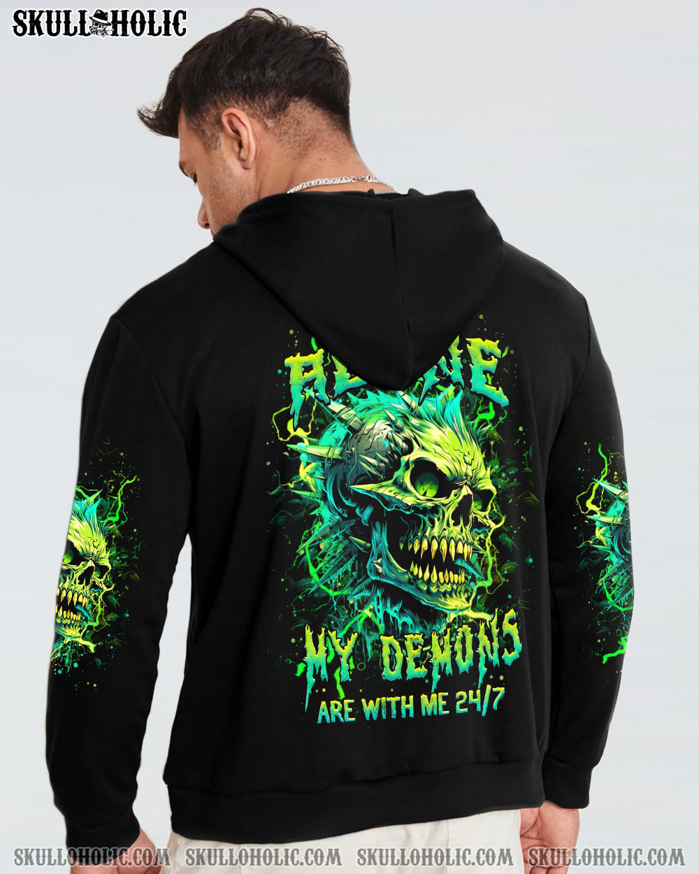 I’M NEVER ALONE SKULL DEMON ALL OVER PRINT – YHHN1204243