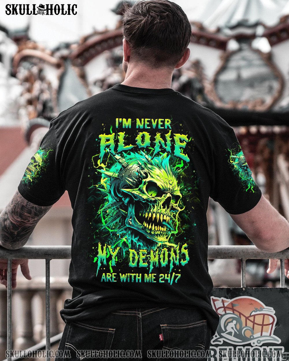 I’M NEVER ALONE SKULL DEMON ALL OVER PRINT – YHHN1204243
