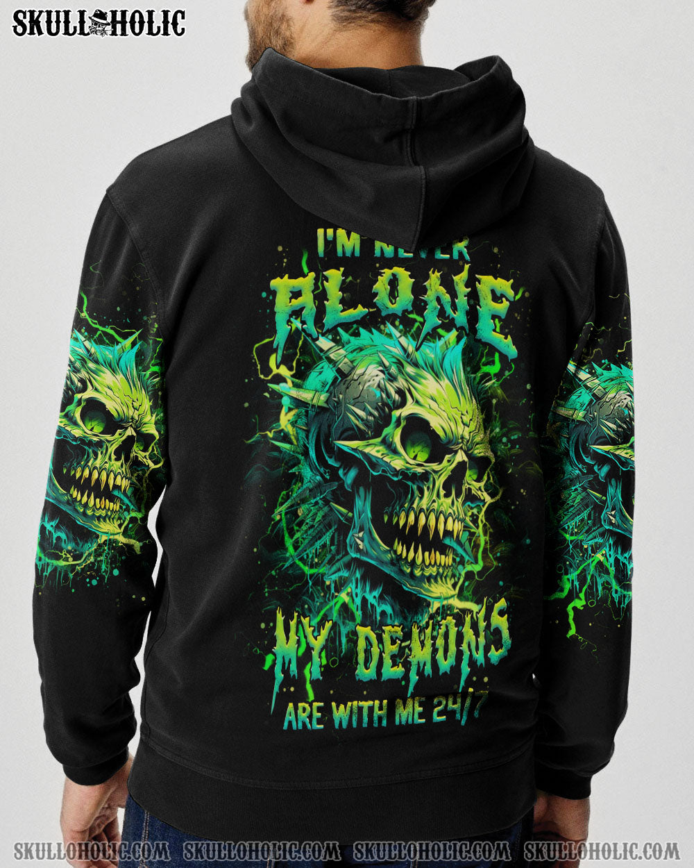 I’M NEVER ALONE SKULL DEMON ALL OVER PRINT – YHHN1204243