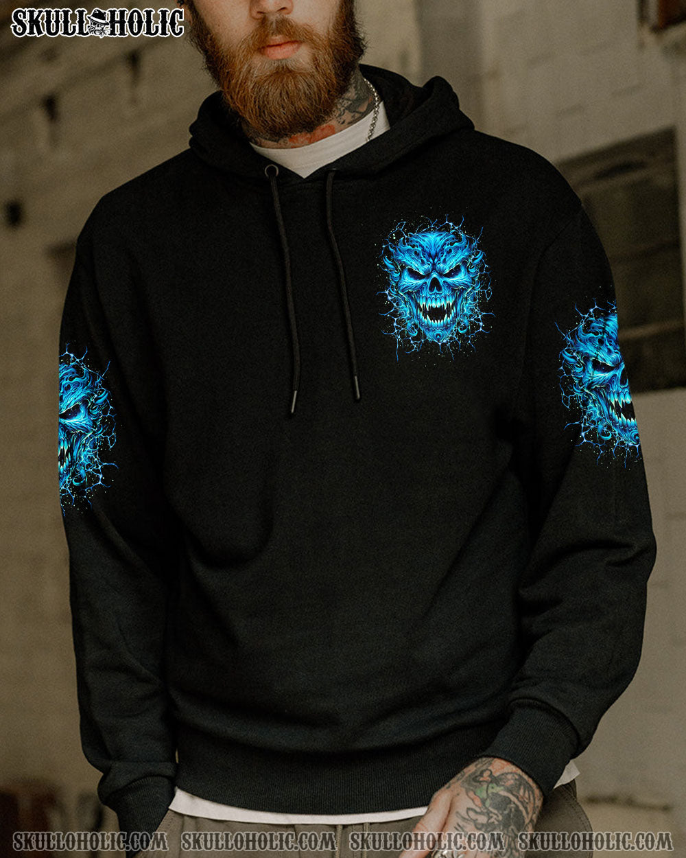 I’M NEVER ALONE SKULL DEMON ALL OVER PRINT – YHLN0405241