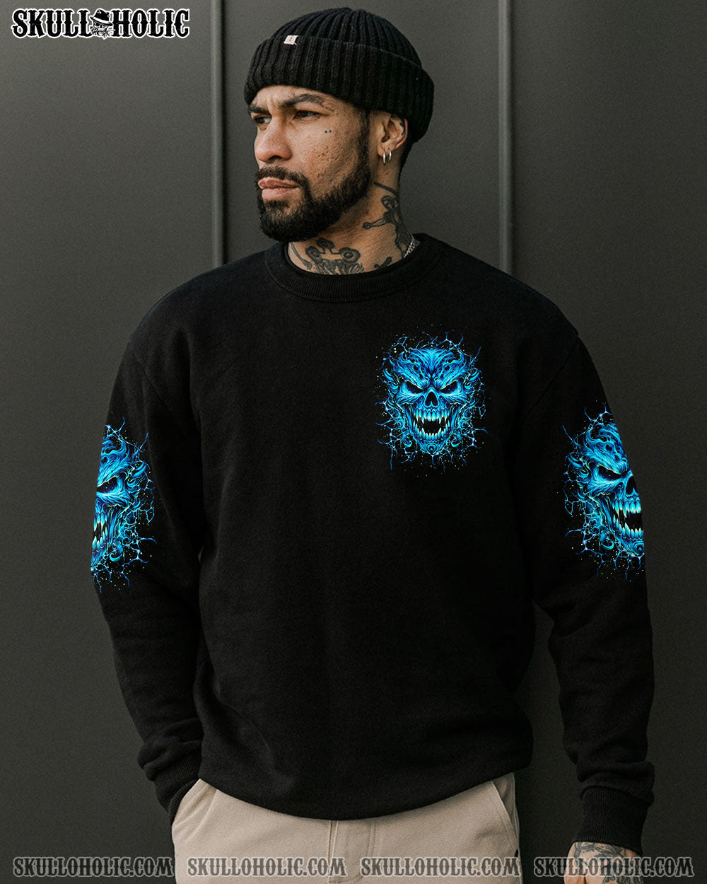 I’M NEVER ALONE SKULL DEMON ALL OVER PRINT – YHLN0405241