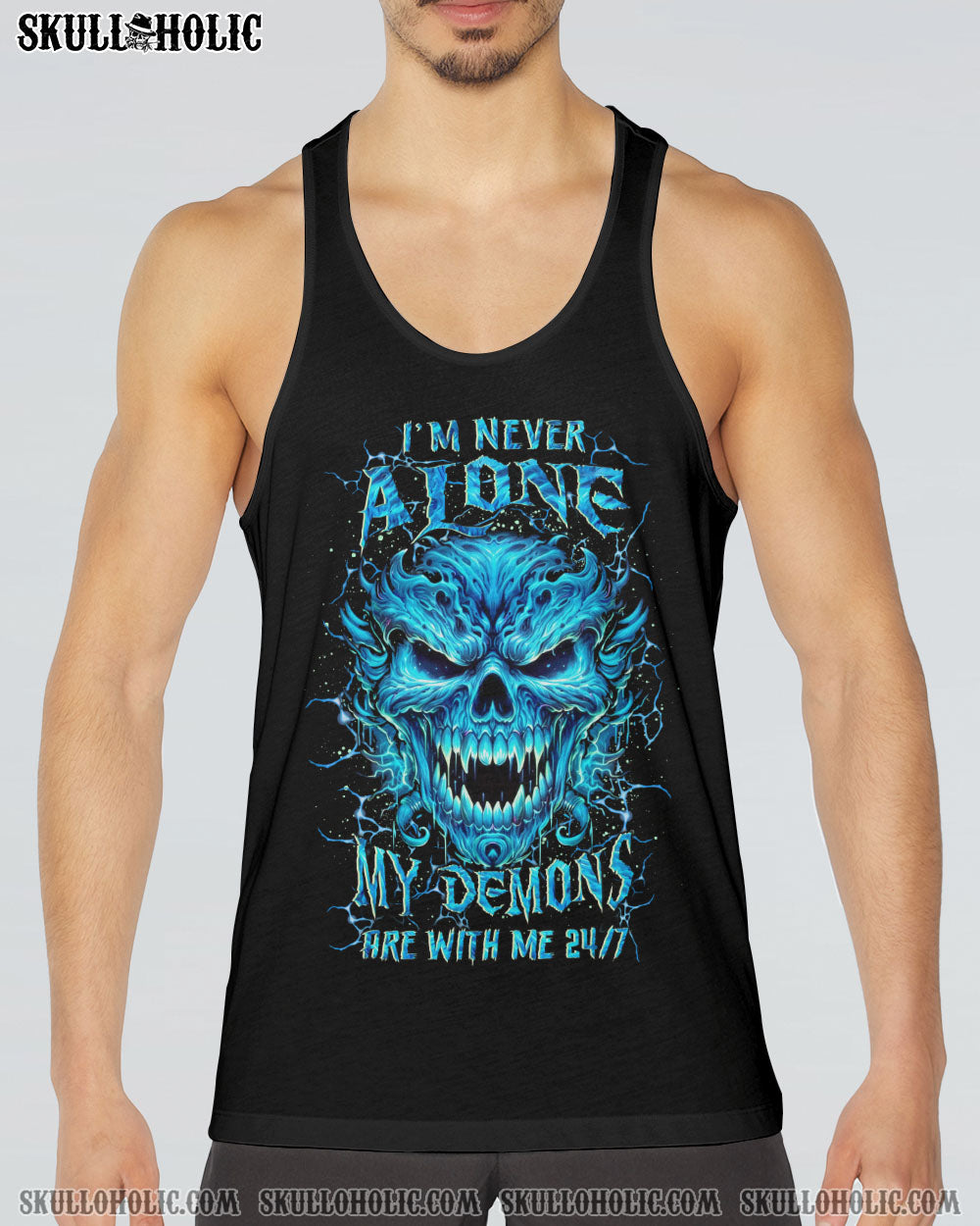 I’M NEVER ALONE SKULL DEMON ALL OVER PRINT – YHLN0405241