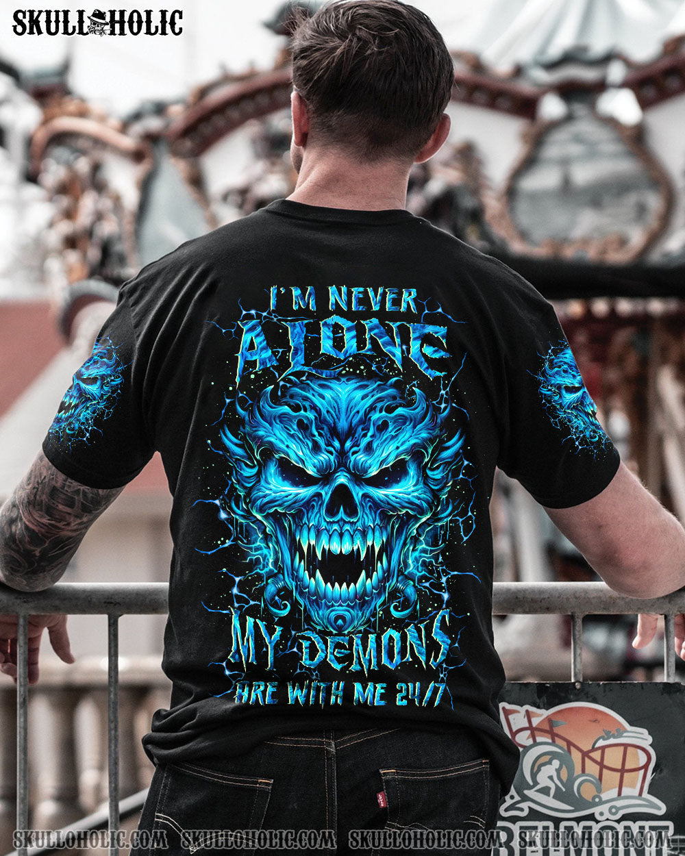 I’M NEVER ALONE SKULL DEMON ALL OVER PRINT – YHLN0405241