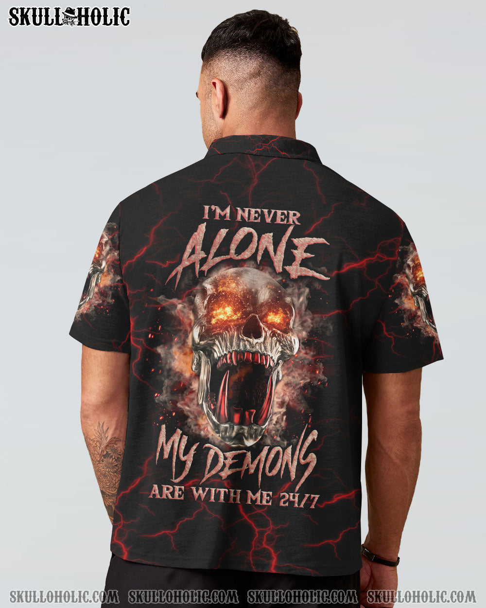 I’M NEVER ALONE SKULL DEMON ALL OVER PRINT – YHLN1406233