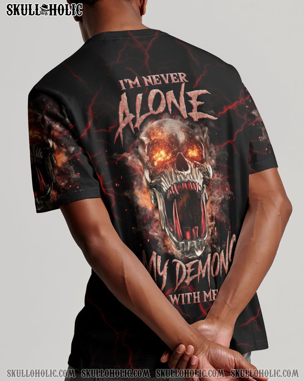 I’M NEVER ALONE SKULL DEMON ALL OVER PRINT – YHLN1406233