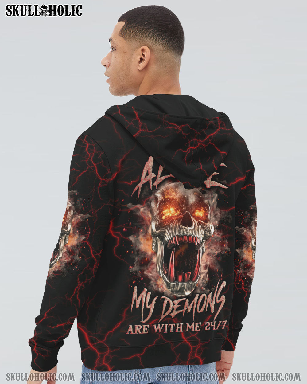 I’M NEVER ALONE SKULL DEMON ALL OVER PRINT – YHLN1406233