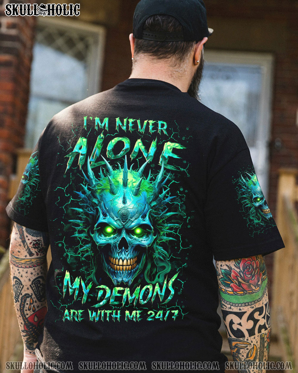 I’M NEVER ALONE SKULL DEMON ALL OVER PRINT – YHLN1504242