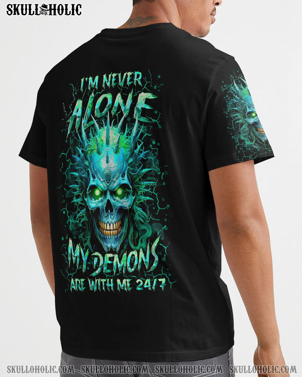 I’M NEVER ALONE SKULL DEMON ALL OVER PRINT – YHLN1504242