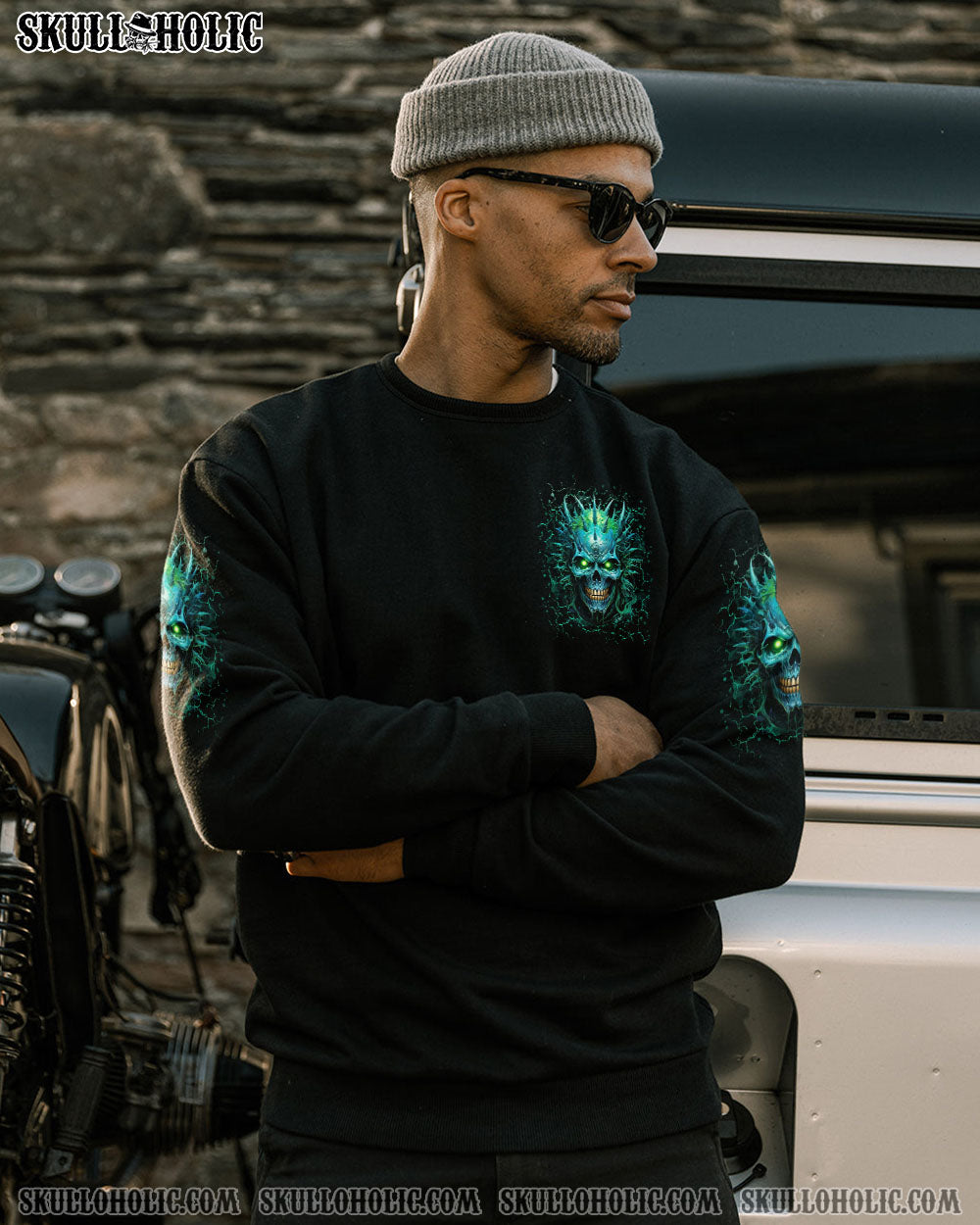 I’M NEVER ALONE SKULL DEMON ALL OVER PRINT – YHLN1504242