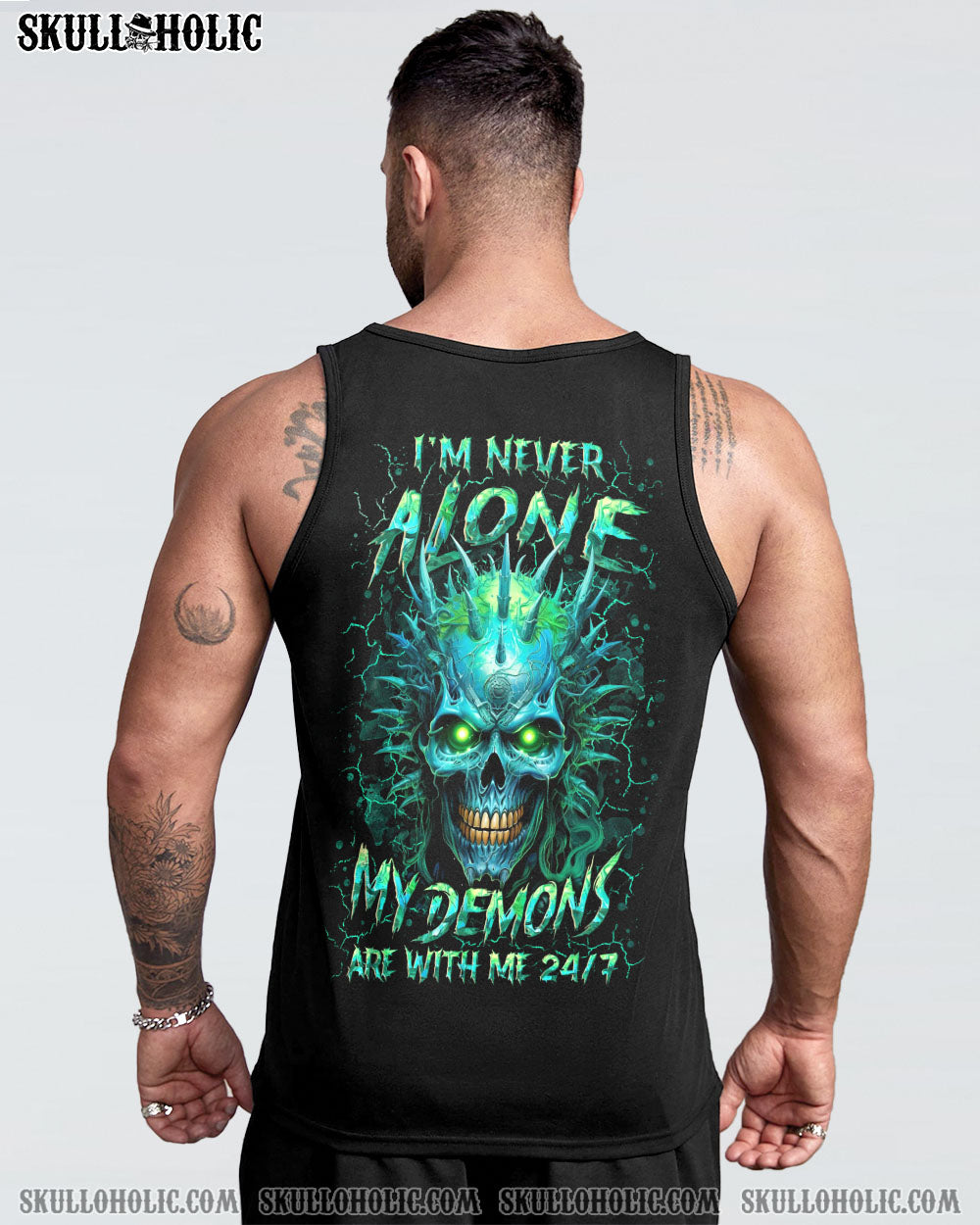 I’M NEVER ALONE SKULL DEMON ALL OVER PRINT – YHLN1504242