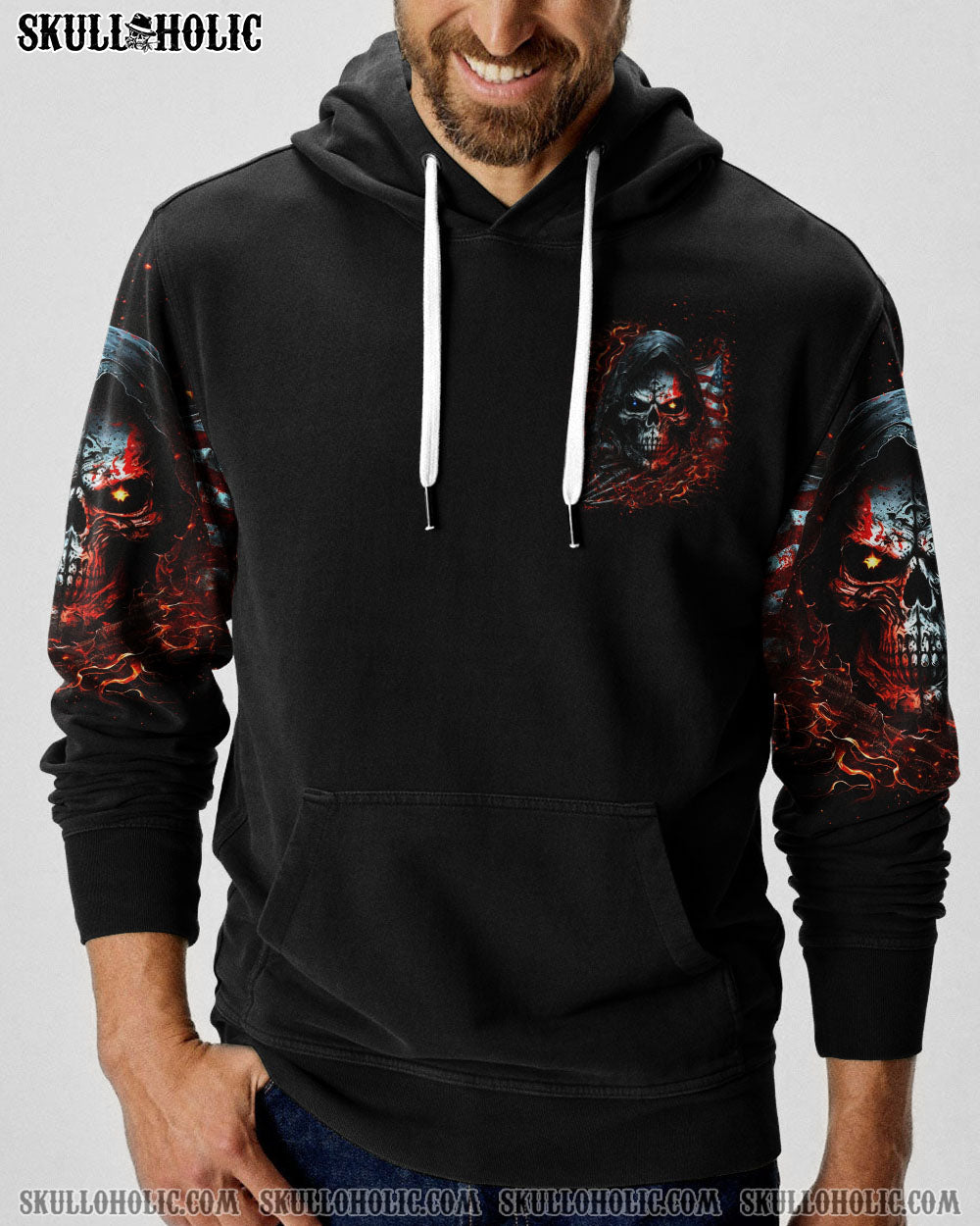 I’M NEVER ALONE SKULL DEMON ALL OVER PRINT – YHLN2107234