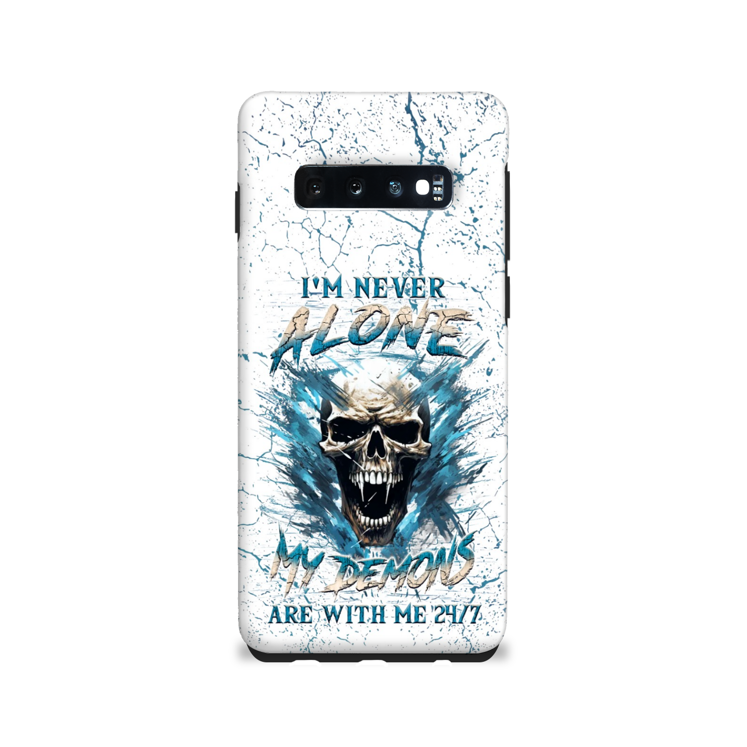 I’M NEVER ALONE SKULL DEMON PHONE CASE – YHLN0805242