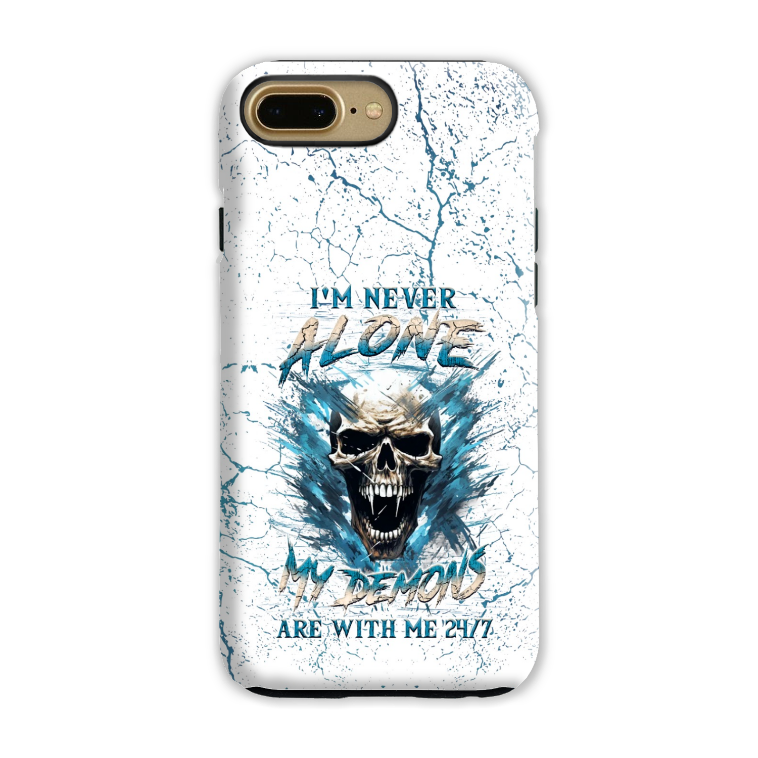 I’M NEVER ALONE SKULL DEMON PHONE CASE – YHLN0805242