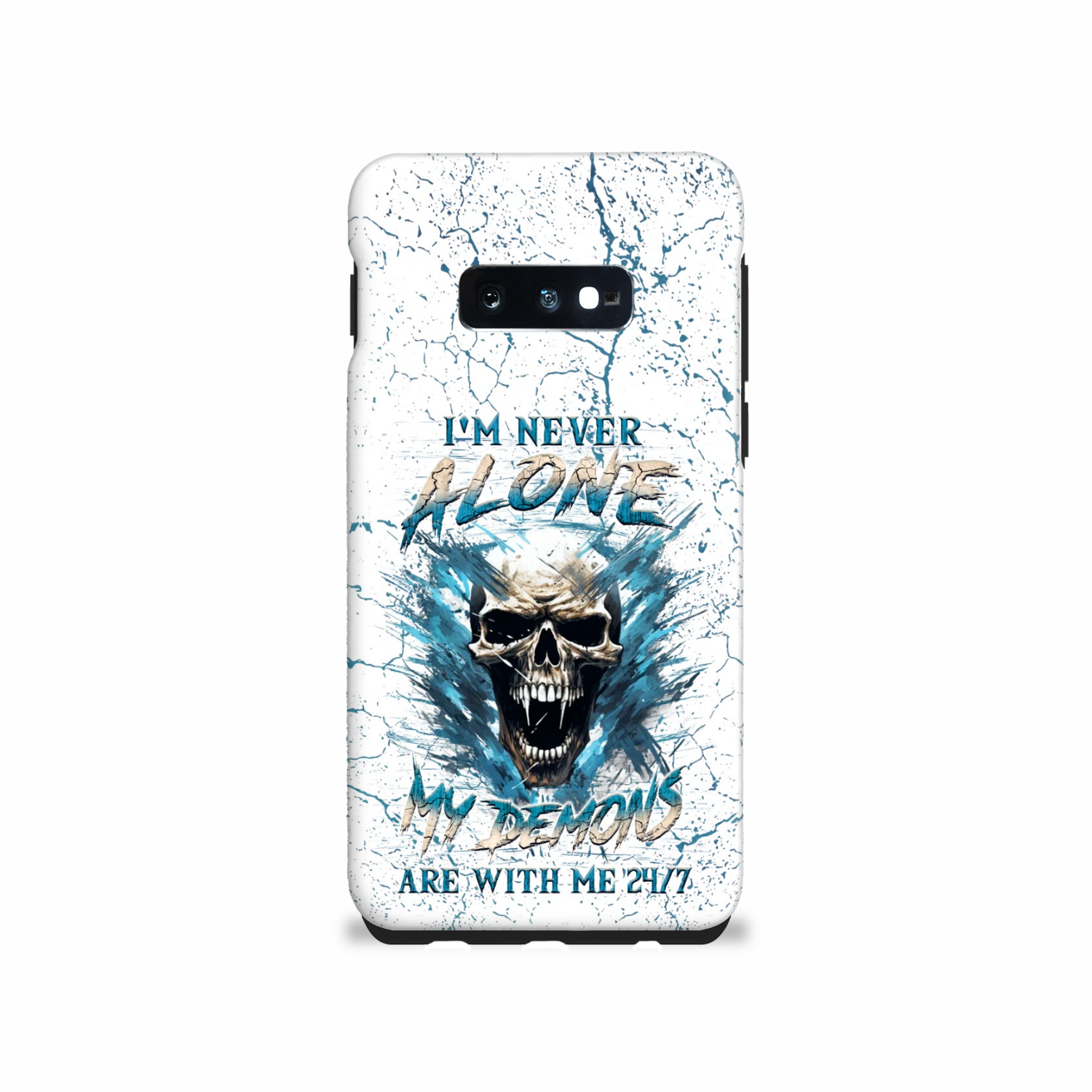 I’M NEVER ALONE SKULL DEMON PHONE CASE – YHLN0805242