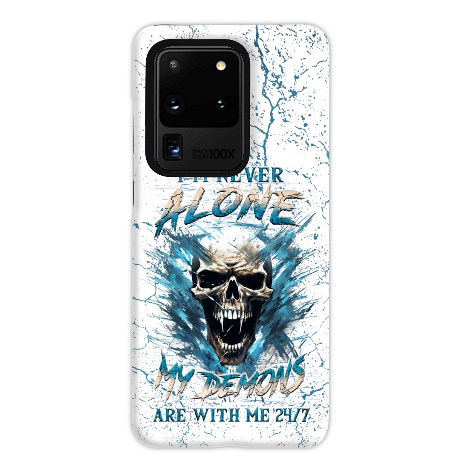 I’M NEVER ALONE SKULL DEMON PHONE CASE – YHLN0805242
