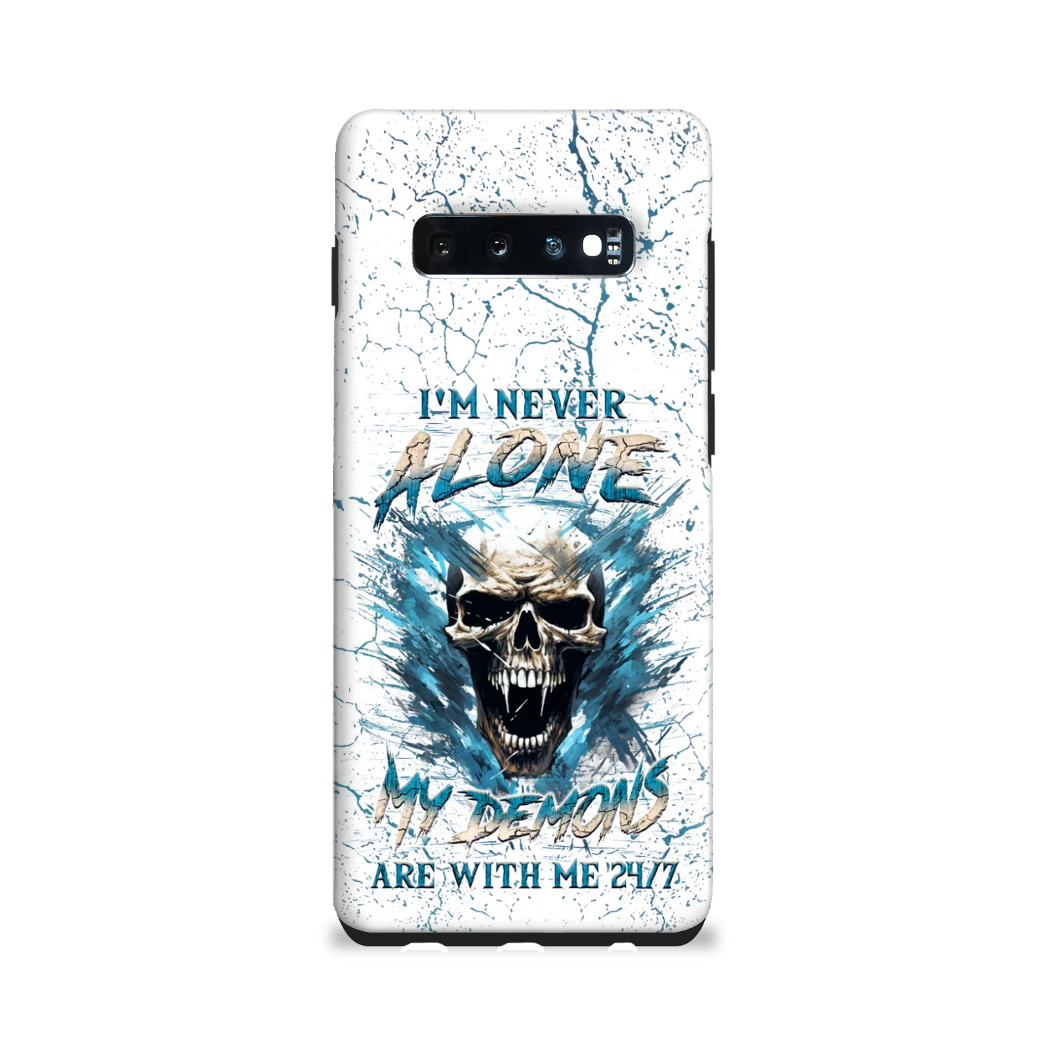 I’M NEVER ALONE SKULL DEMON PHONE CASE – YHLN0805242