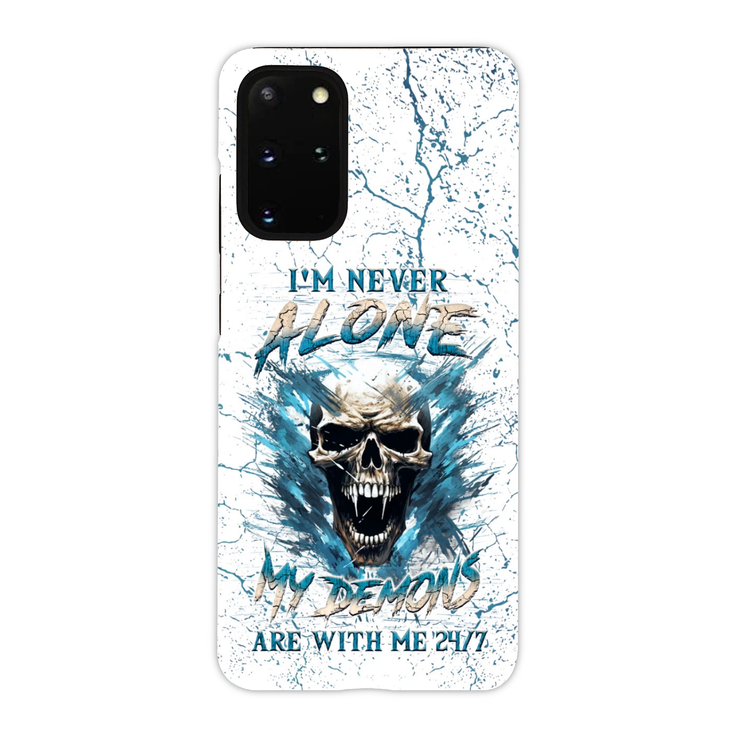 I’M NEVER ALONE SKULL DEMON PHONE CASE – YHLN0805242