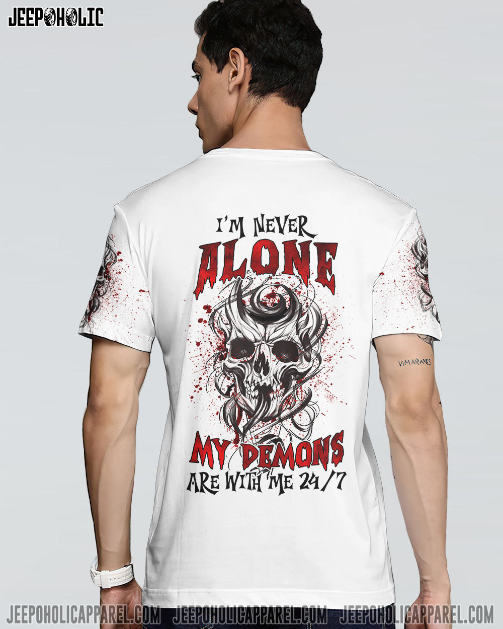 I’M NEVER ALONE SKULL REAPER ALL OVER PRINT – YHLN0302233