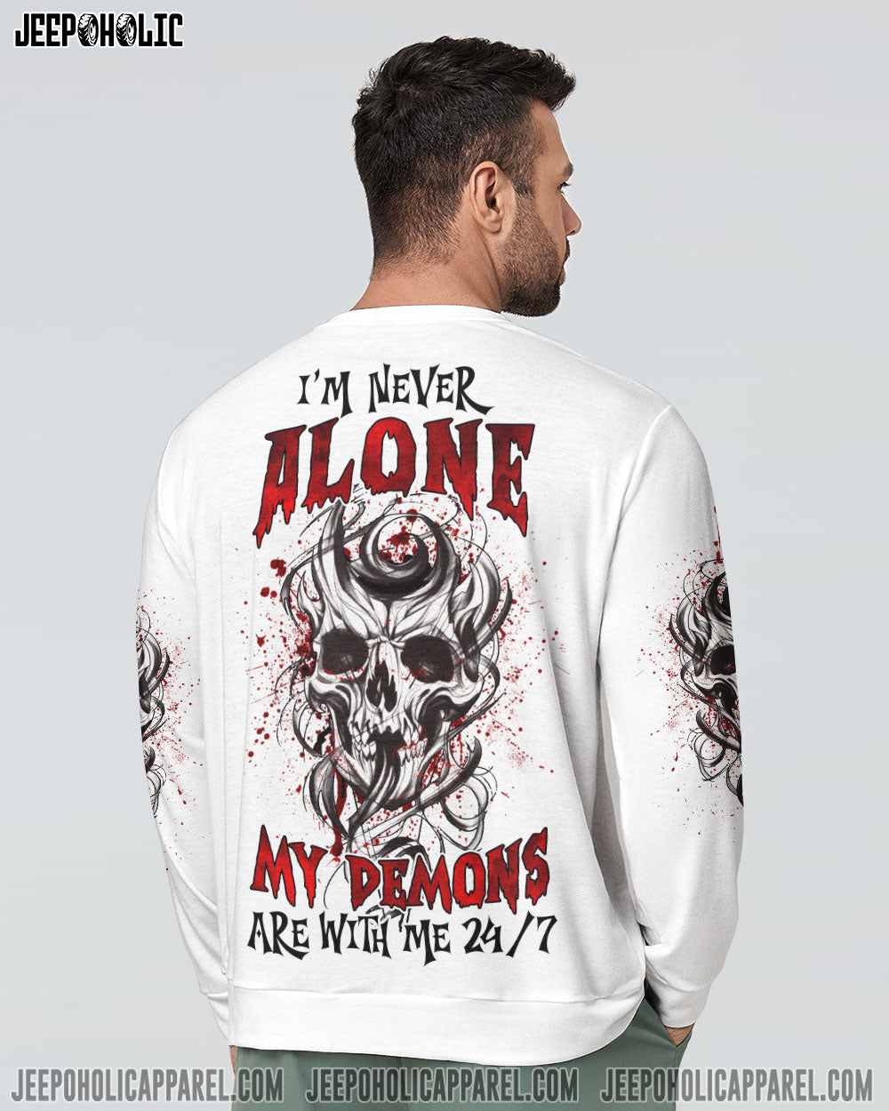 I’M NEVER ALONE SKULL REAPER ALL OVER PRINT – YHLN0302233