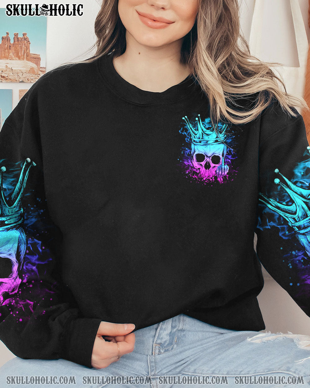 I’M NOT A PRINCESS I’M THE F QUEEN ALL OVER PRINT – YHHN0601235